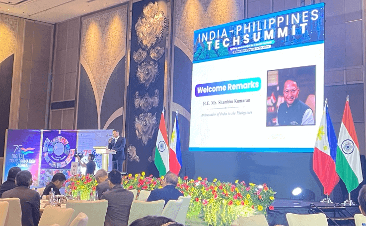 Shambhu Kumaran Welcome Address in India-Phlippines Tech Summit 