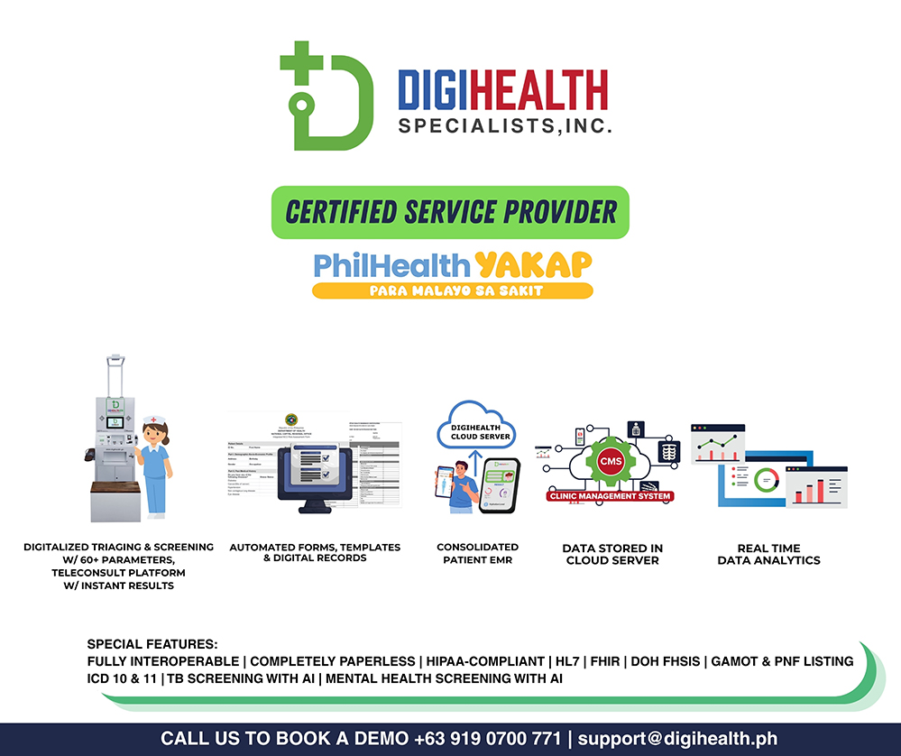 DigiHealth Achieves PHILHEALTH YAKAP Accreditation as Certified Service Provider